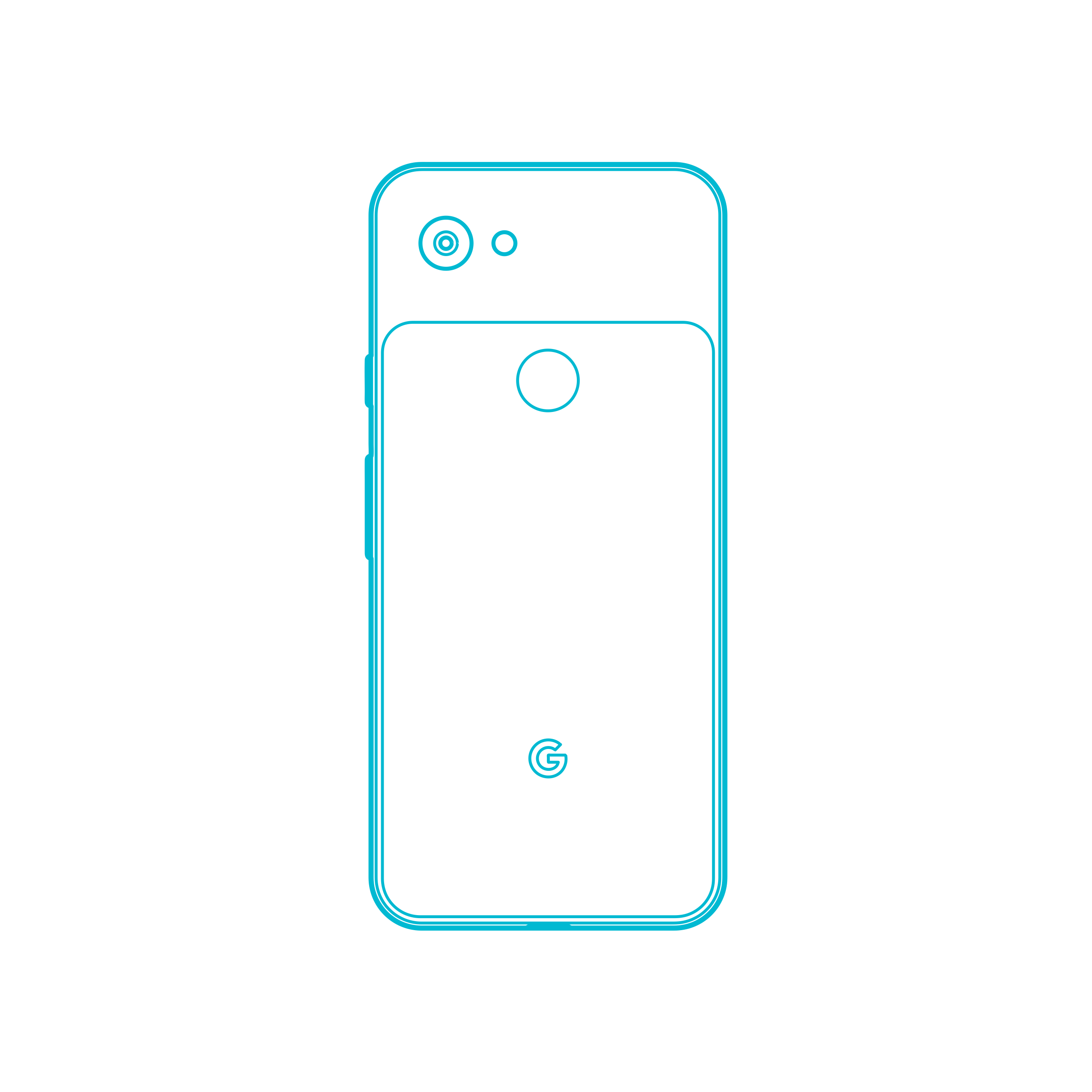 Digital Google Products Google Pixel 3A Printable Line Art Svg Free Vectors